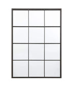 Industrial Rectangular Window Wall Mirror - The Farthing