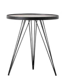 Industrial Style Angular Legs Side Table - The Farthing