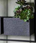 Industrial Style Metal Box Wall Planter - The Farthing