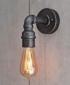 Industrial Style Pipe Wall Light - The Farthing