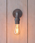 Industrial Style Pipe Wall Light - The Farthing