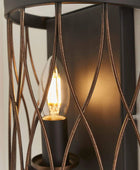 Industrial Styled Curved Wall Light - The Farthing