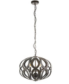 Large Antique Brushed Bronze Effect Shapes Pendant Light - The Farthing