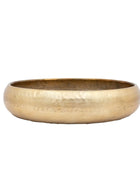 Large Hammered Metal Gold Bowl - The Farthing