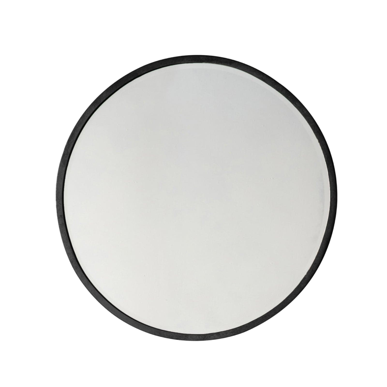 Large Round Black Frame Mirror - The Farthing