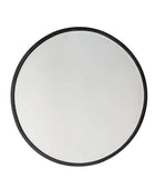 Large Round Black Frame Mirror - The Farthing