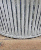 Large Rustic Ribbed Planter - The Farthing