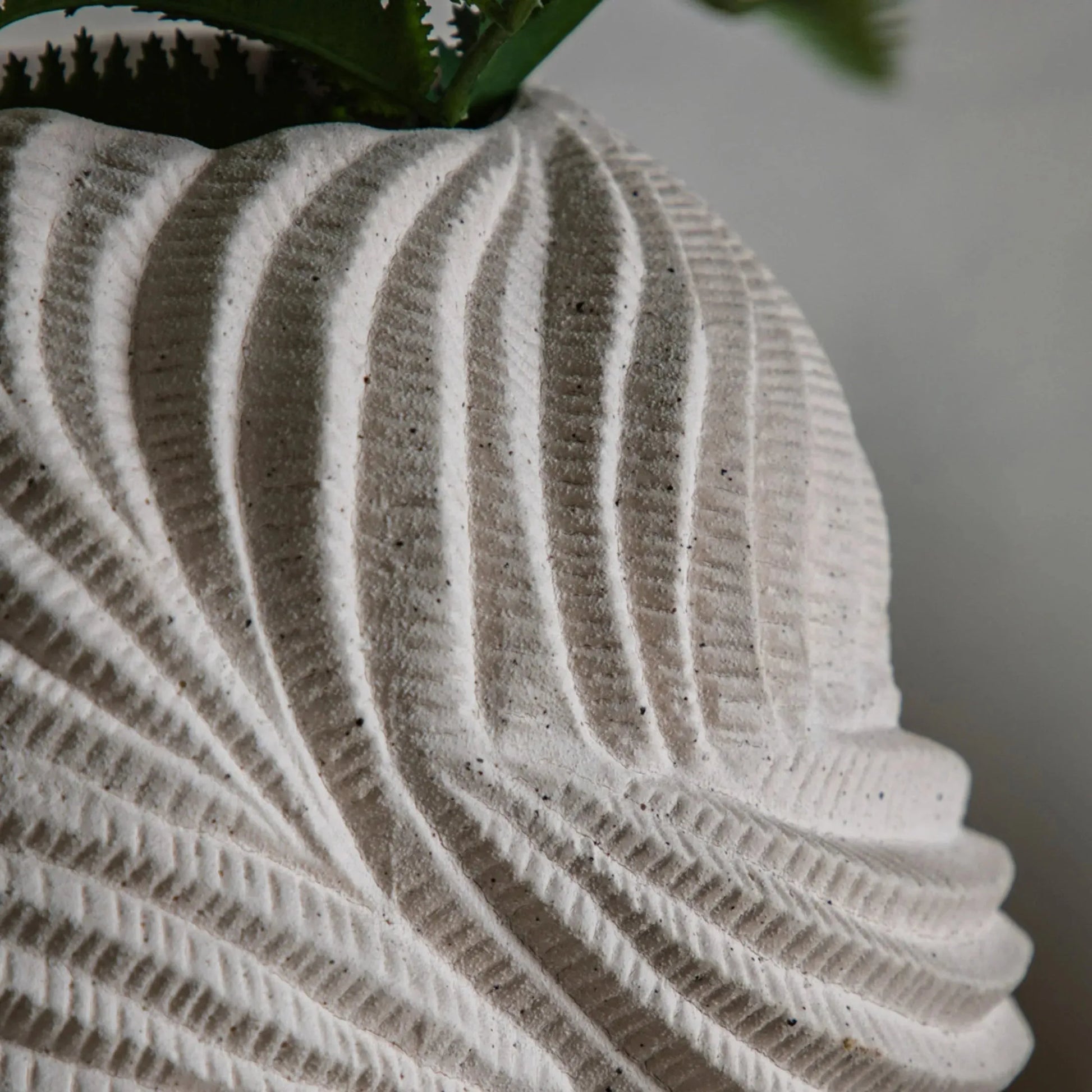 Large Sculptural Shaped Stoneware Vase - The Farthing