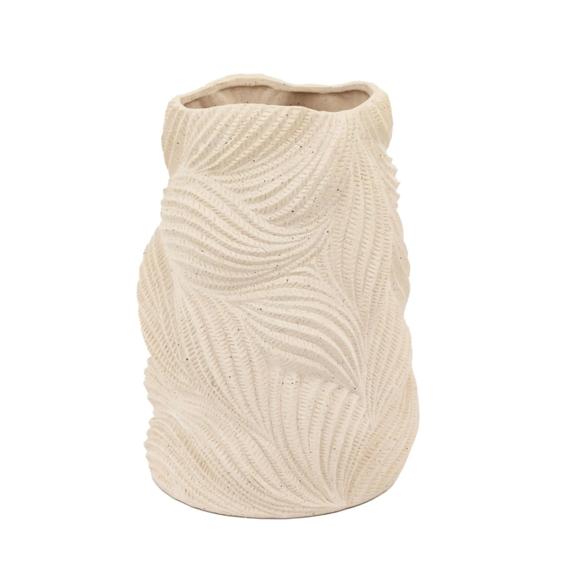 Large Sculptural Shaped Stoneware Vase - The Farthing