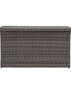 Large Slate Grey Woven Outdoor Storage Box - The Farthing