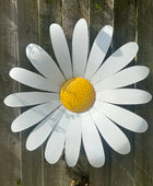 Large White Daisy Garden Wall Art - The Farthing