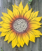 Large Yellow Sunflower Garden Wall Art - The Farthing