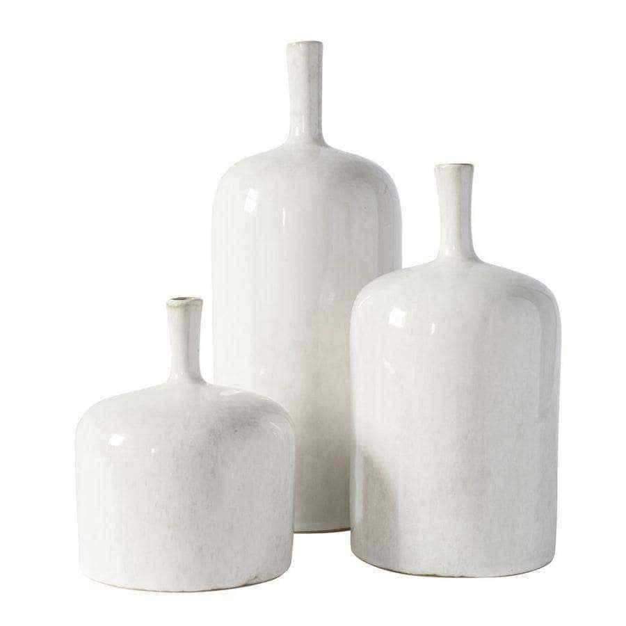 Light Ceramic Pots Set of 3 Ornaments - The Farthing