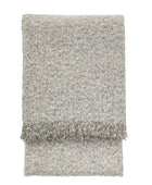 Light Grey Melange Throw - The Farthing