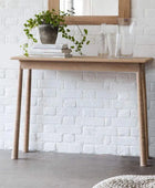 Light Oak Console Table - The Farthing