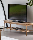 Light Oak Nordic Styled Media Unit - The Farthing