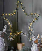 Light Up LED Festive Star on Pine Base - The Farthing