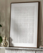 Lines Textured Surface Framed Wall Art - The Farthing