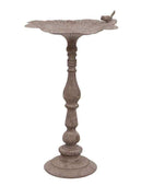 Low Distressed Metal Bird Table - The Farthing