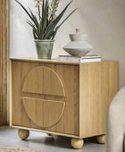 Low Geometric Inspired 2 Door Cupboard - The Farthing