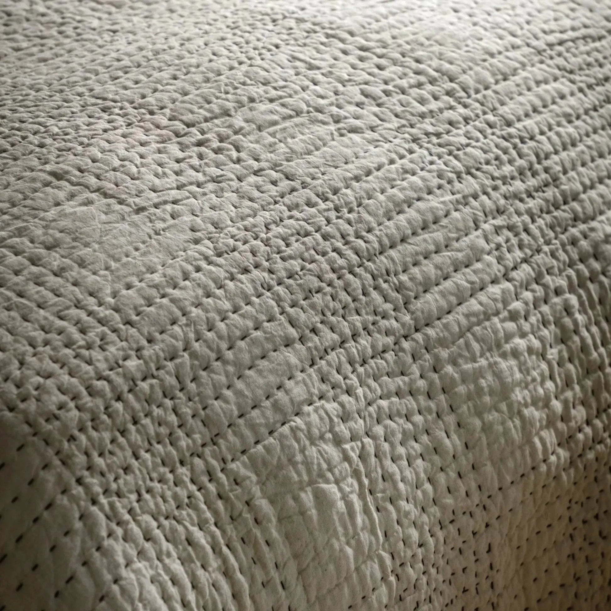 Matrix Stitched Quilted Bedspread - The Farthing