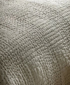 Matrix Stitched Quilted Bedspread - The Farthing