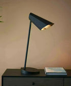 Matt Black Funnel Desk Lamp - The Farthing