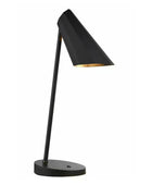 Matt Black Funnel Desk Lamp - The Farthing
