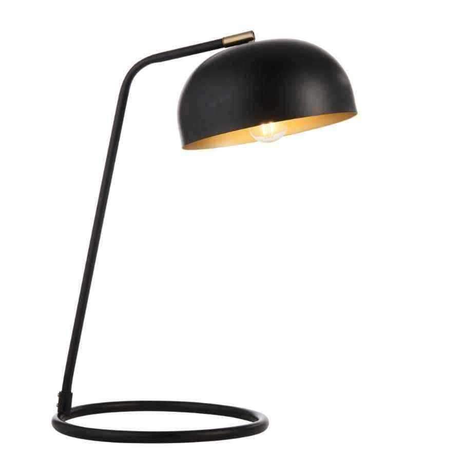 Matt Black Spun Shade Task Lamp - The Farthing