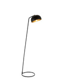 Matt Black Spun Shade Floor Lamp - The Farthing