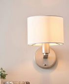 Matt Nickel and Shade Wall Light - The Farthing