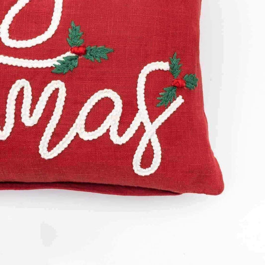 Merry Christmas Cushion Cover - The Farthing