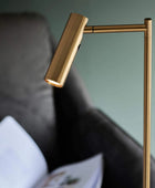 Modern Brass Reader Floor Lamp - The Farthing