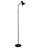 Modern Matt Black Adjustable Floor Lamp - The Farthing