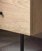 Modern Oak 3 Drawer Chest of Drawers - The Farthing