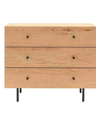 Modern Oak 3 Drawer Chest of Drawers - The Farthing