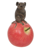 Mouse On Apple Ornament - The Farthing