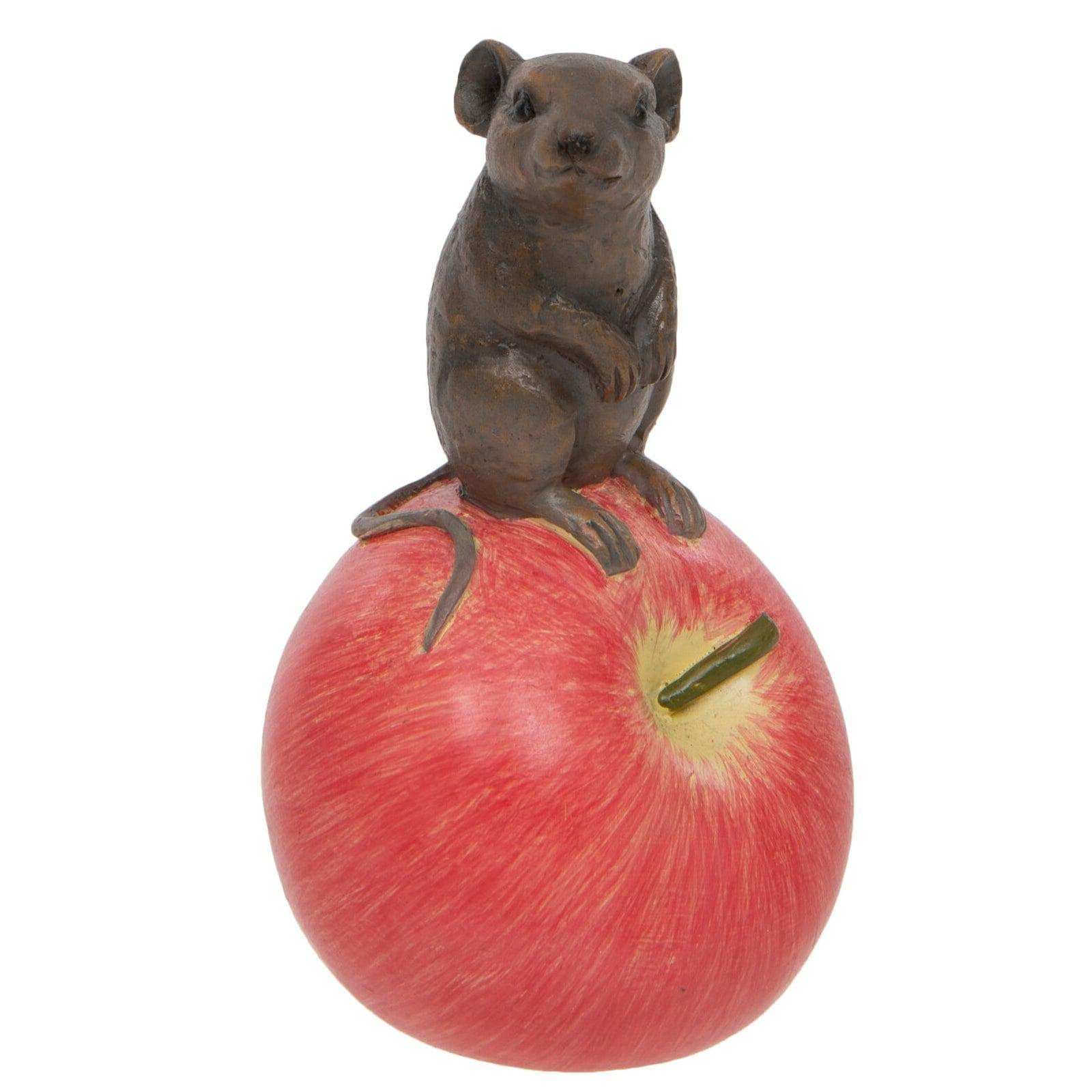 Mouse On Apple Ornament - The Farthing