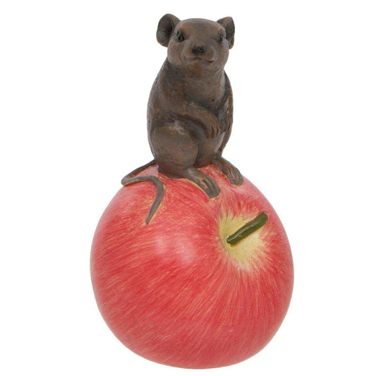 Mouse On Apple Ornament - The Farthing