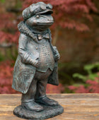 Verdigris Finish Mr Toad Garden Ornament 44