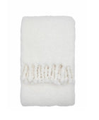 Natural Plain Teddy Throw - The Farthing