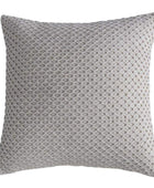 Natural Tone Diamond Knitted Cushion - The Farthing