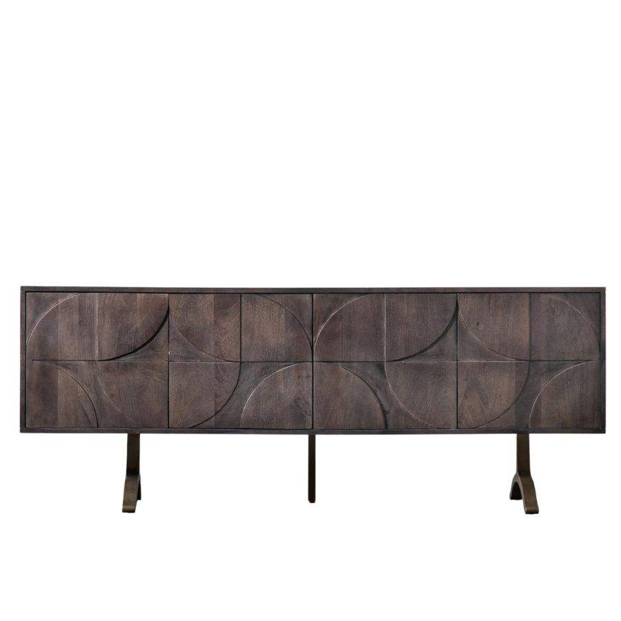 Nepal Mango Wood Sideboard Cabinet - The Farthing