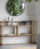 Nordic Oak Open Display Shelf Unit - The Farthing