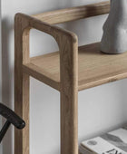 Nordic Oak Open Display Shelf Unit - The Farthing