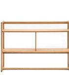 Nordic Oak Open Display Shelf Unit - The Farthing