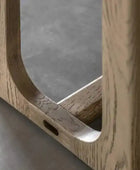 Nordic Smoked Oak Dining Bench 1