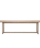 Nordic Smoked Oak Dining Bench - The Farthing