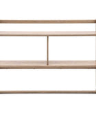 Nordic Smoked Oak Open Display Shelf Unit - The Farthing