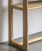 Nordic Styled Oak Console Table - The Farthing